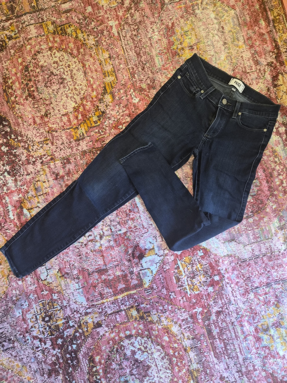 PAIGE Midnight Blue Skinny Jeans for Women